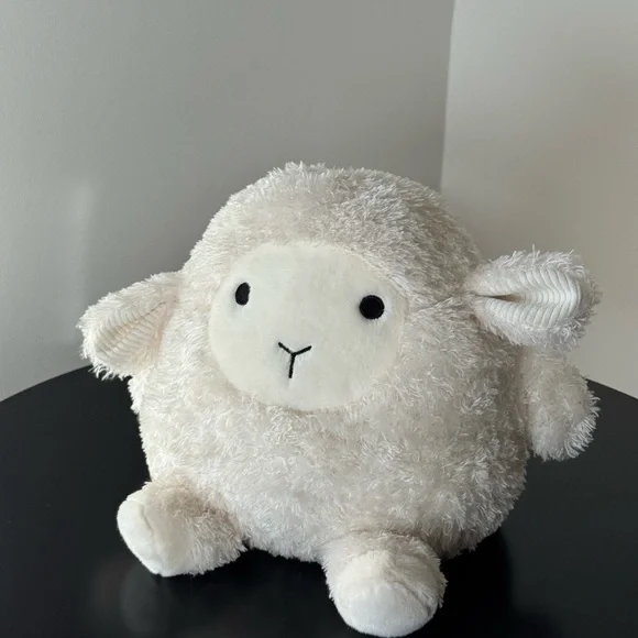 Pillowfort Cream Plush Lamb Weighted Toy - Picture 1 of 2
